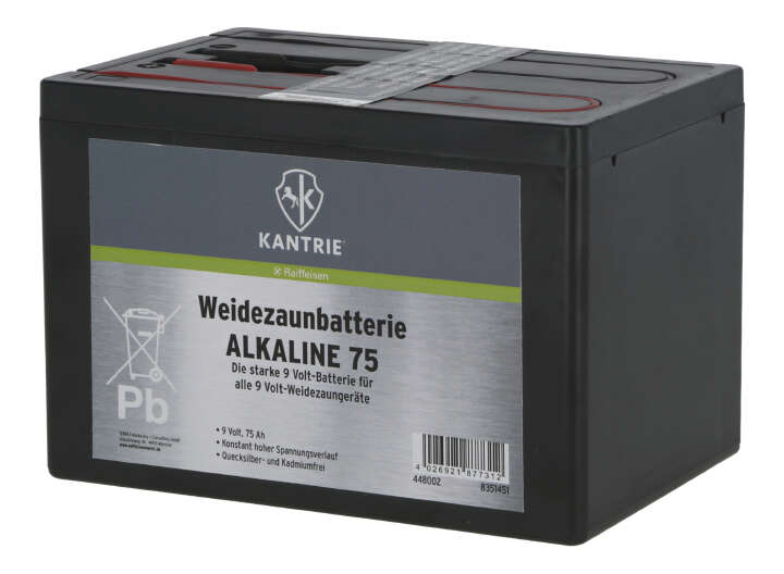 KANTRIE Weidezaunbatterie ALKALINE 120 9 Volt